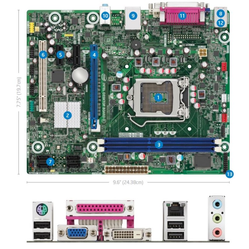 Intel Desktop Board DH61CR