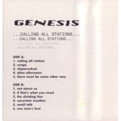 Genesis – ...Calling All Stations...