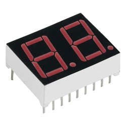 LED 2 number, red