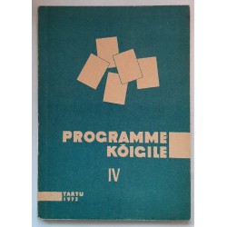 Programme kõigile IV