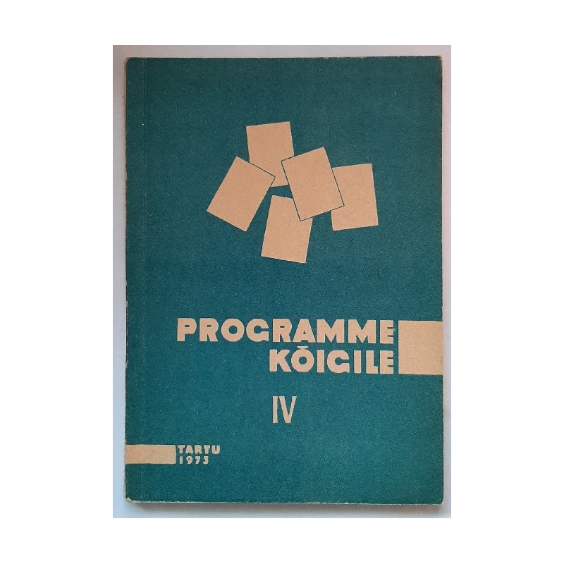 Programme kõigile IV