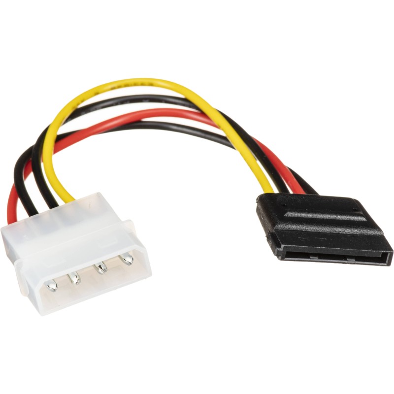 4 Pin Molex to SATA toite kaabel 11 cm